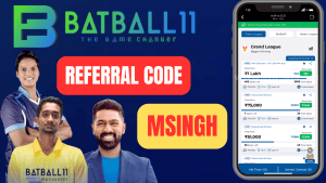 BatBall11 Referral Code MSINGH : Fantasy Contests